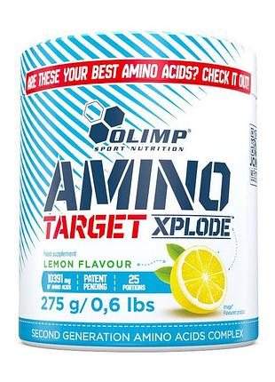 Аминокислоты olimp amino target xplode 275 г lemon | для восстановления