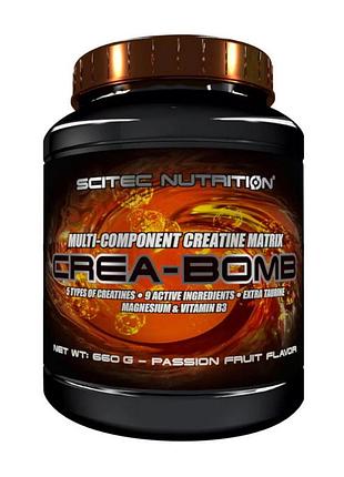 Креатиновий комплекс scitec nutrition crea-bomb 660 г pink lemonade | для сили та пампу