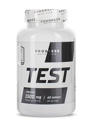Тестобустер progress nutrition test 1500 mg 60 tab | для силы и гормональной поддержки