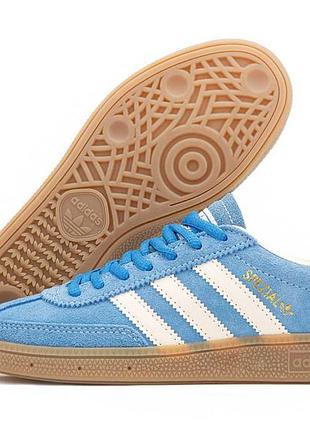 Adidas spezial blue white gum женские адидас специал синие кроссовки 39