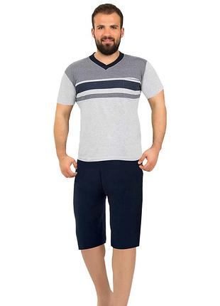 Пижама мужская шорты и футболка r 2015-k xl