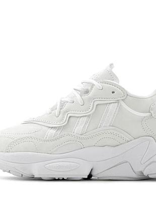 Adidas ozweego triple white ozweego адидас белые кроссовки женские и мужские 45