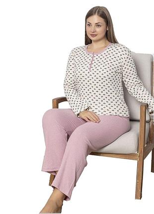 Пижама женская котон c34558 2xl