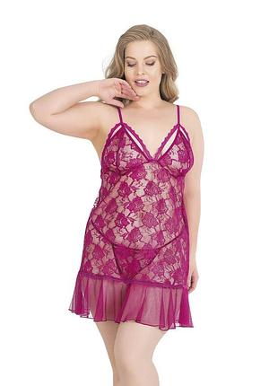 Рубашка ночная кружевная pr 3028 3xl