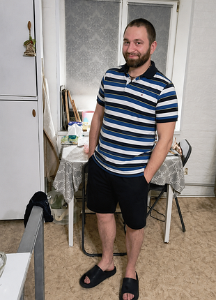 Tommy hilfiger original fit поло мужское xl l хлопок оригинал