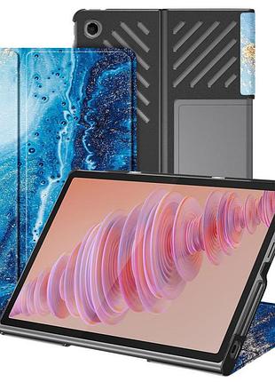 Чехол книжка для планшета lenovo tab plus tb-351 fu океан