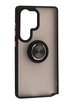 Чехол gingle ring case for samsung s25 ultra black