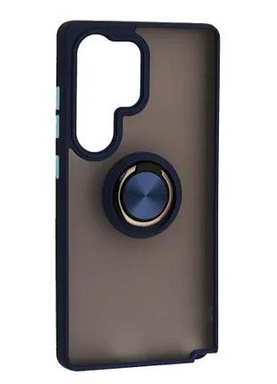 Чехол gingle ring case for samsung s25 ultra blue