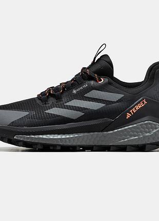Мужские кроссовки adidas terrex free hiker 2.0 gore-tex black grey 42