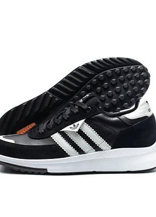 Мужские стильные кроссовки adidas black, мужские модные кроссовки, кроссовки для молодежи 41