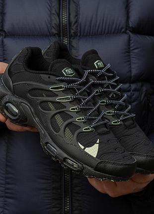 Мужские кроссовки nike air max plus tn terrascape black green 40-41-42-43-44-45