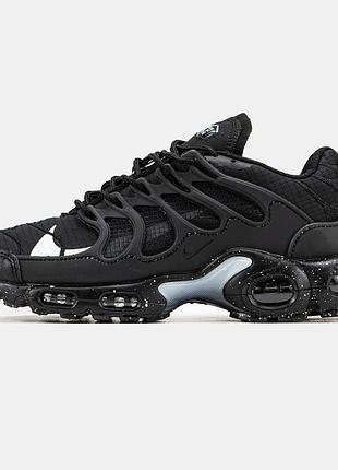 Мужские кроссовки nike air max plus tn terrascape black silver 40-41-42