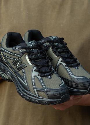 Мужские кроссовки new balance 1906r gore-tex cordura haki black 41-43-44
