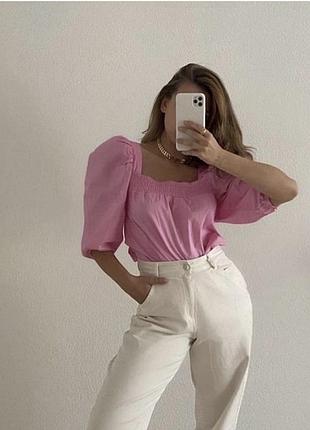 Блуза рожева h&m
