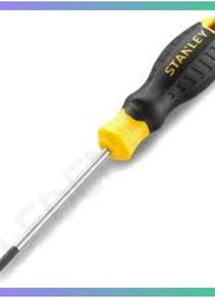 Викрутка плоска stanley cushion grip 3,5x75 мм для роботи з гвинтами та болтами