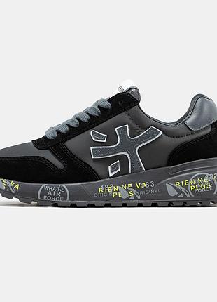 Мужские кроссовки premiata mick grey black 40-41-42-44