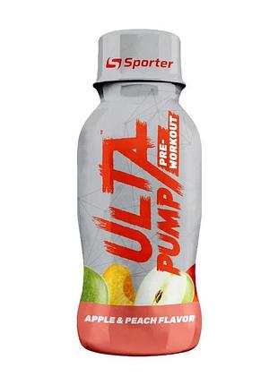 Передтренувальний комплекс sporter ultra pump shot яблуко персик