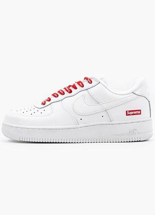 Женские кроссовки nike air force 1 07 supreme white 40-41