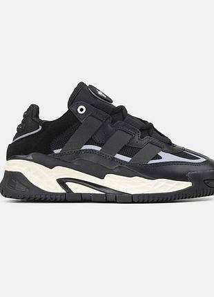 Мужские кроссовки adidas niteball black white 41-42