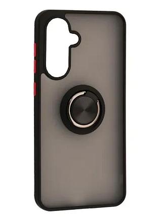 Чехол gingle ring case for samsung s25 fe black