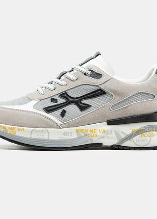 Мужские кроссовки premiata moerun grey black 40-41-45