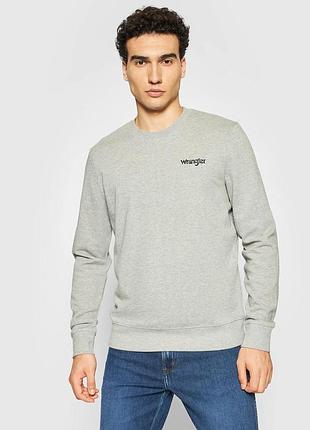 Реглан wrangler w6f6h1x37*60 мужск. серый m (187 275)