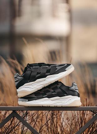 Мужские кроссовки adidas niteball black white 40-45