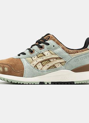 Чоловічі кросівки asics gel-lyte 3 brown 40