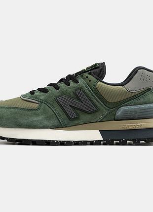 Чоловічі кросівки new balance 574 x stone island green 40