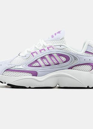 Женские кроссовки adidas ozmillen white purple 37-38-39-40
