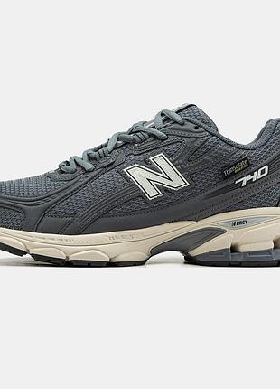 Мужские кроссовки new balance 740 gore-tex grey (termo) 41-44