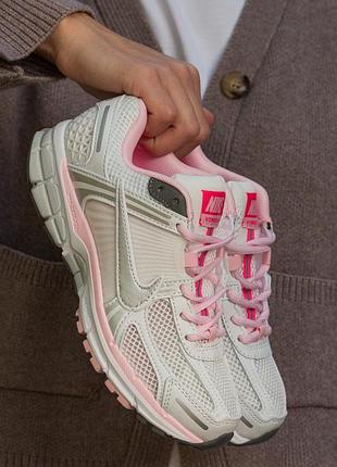 Женские кроссовки nike zoom vomero 5 white pink 36-37-38-40