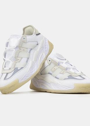 Мужские кроссовки adidas niteball white beige 42-43-44