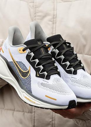 Мужские кроссовки nike air zoom pegasus 41 white gold 41-43-44