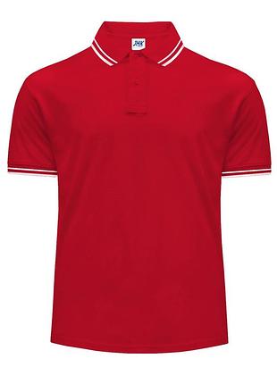 Стильная мужская тенниска поло jhk man regular contrast polo