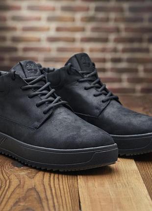 Мужские зимние кожаные ботинки timberland, зимние черные классические полуботинки для мужчин тимберленд