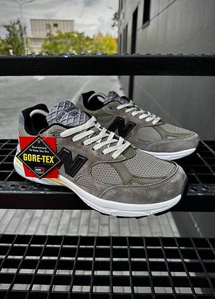 Мужские демисезонные термо кроссовки new balance 990 goretex, зимние молодежные термо кроссовки осень зима
