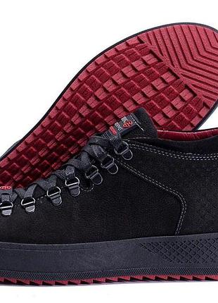 Мужские зимние кожаные кроссовки zangak black exclusive, мужские утепленные кроссовки, молодежная зимняя обувь 41, 27