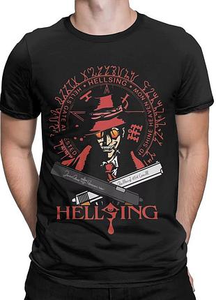 Футболка с аниме принтом "хеллсинг" hellsing 3