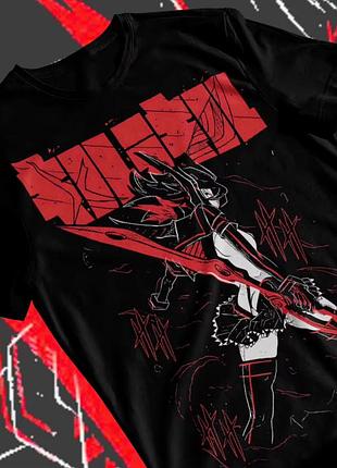 Футболка с аниме принтом "kill la kill" килл ла килл