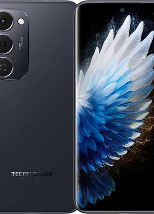 Смартфон tecno 4894947096334 spark 40 pro+ (km7) 6.78" 8/256гб, 2sim, 5200ма•ч, nebula black
