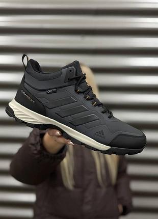 Мужские зимние спортивные термо кроссовки adidas, мужские термо кроссовки для спорта, беговые термо кроссовки 42