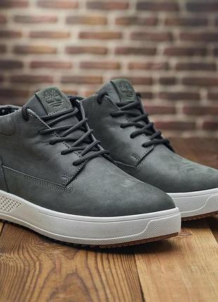 Мужские зимние стильные ботинки timberland на меху, мужская зимняя кожаная обувь тимберленд 43