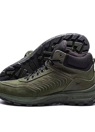 Мужские зимние кожаные кроссовки reebok khaki, зимние камуфляжные мужские кроссовки пиксель хаки 41