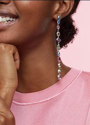 Сережки сваровски swarovski gema,оригінал.