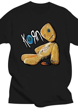 Футболка з принтом rock band "korn" 4