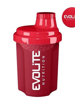 Шейкер evolite nutrition 300 мл червоний