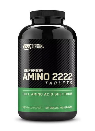 Аминокислоты optimum nutrition amino 2222 160 tabs | для восстановления мышц