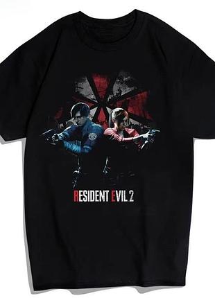 Футболка с принтом из игры resident evil 2