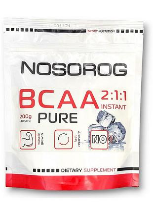 Bcaa nosorog bcaa 2:1:1 200 г pure | для восстановления мышц